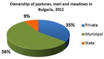 Ownership of pastures, meri and meadows in Bulgaria