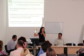 Discussions of commons governance issues with representatives of municipal authorities in Bulgaria