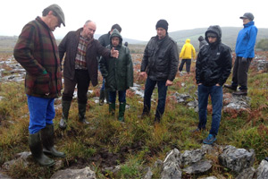Catte farmer from one of the learning areas of the HNV-LINK project