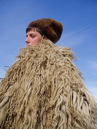 Cojoc din piei de oaie 